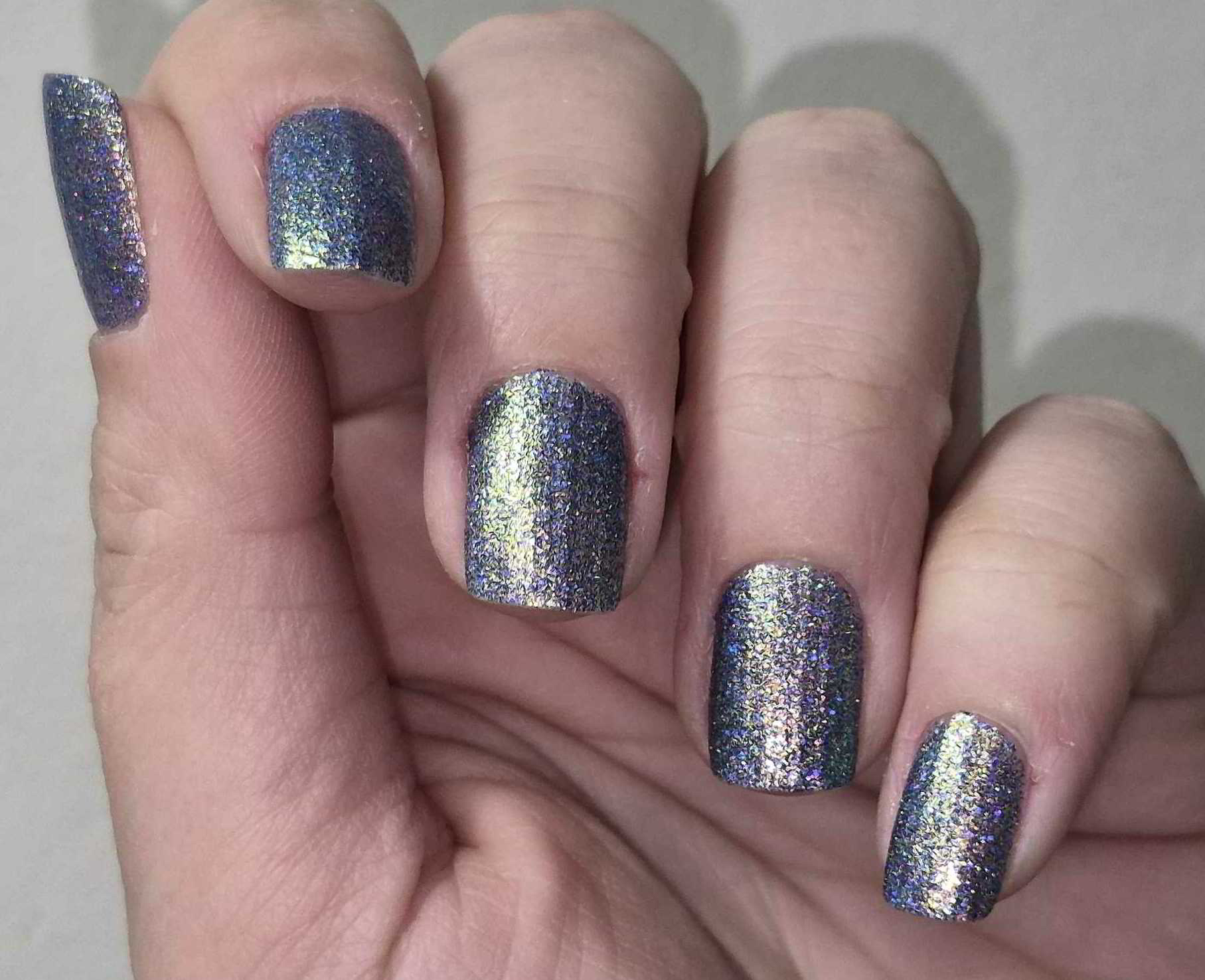 Nail polish manicure of shade Alchemy Lacquers Hyacinth Macaw