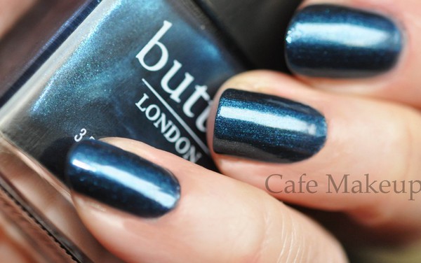 Nail polish swatch / manicure of shade butter London Big Smoke