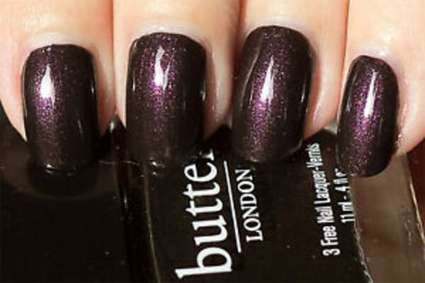 Nail polish swatch / manicure of shade butter London Branwen's Feather