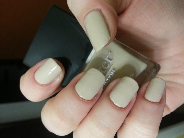 Nail polish swatch / manicure of shade butter London Cuppa