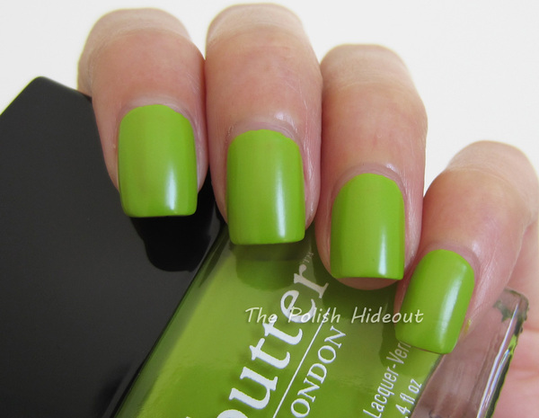 Nail polish swatch / manicure of shade butter London Jaded Jack