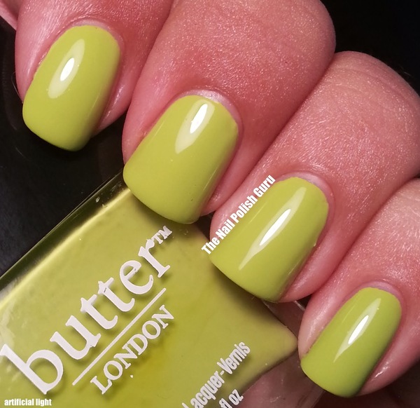 Nail polish swatch / manicure of shade butter London Squatter