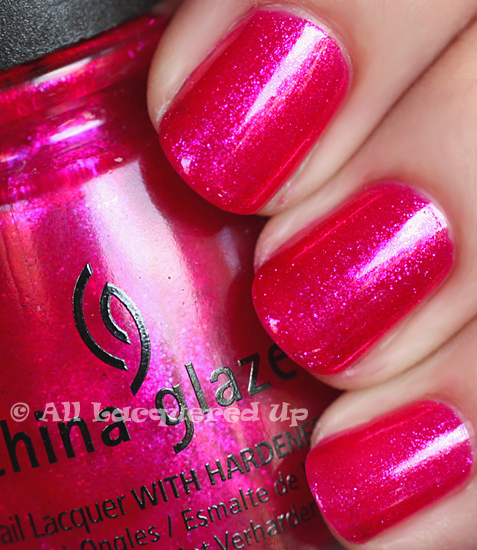 Nail polish swatch / manicure of shade China Glaze 108 Degrees