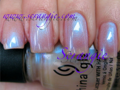 Nail polish swatch / manicure of shade China Glaze Afterglow