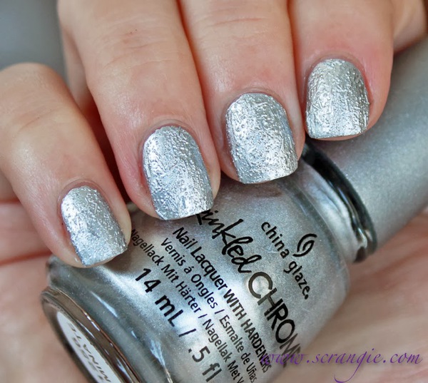 Nail polish swatch / manicure of shade China Glaze Aluminate