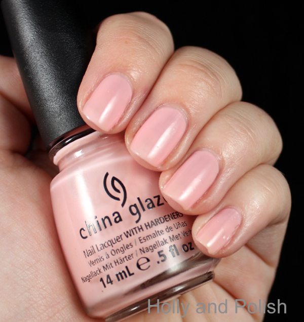 Nail polish swatch / manicure of shade China Glaze Always a Lady
