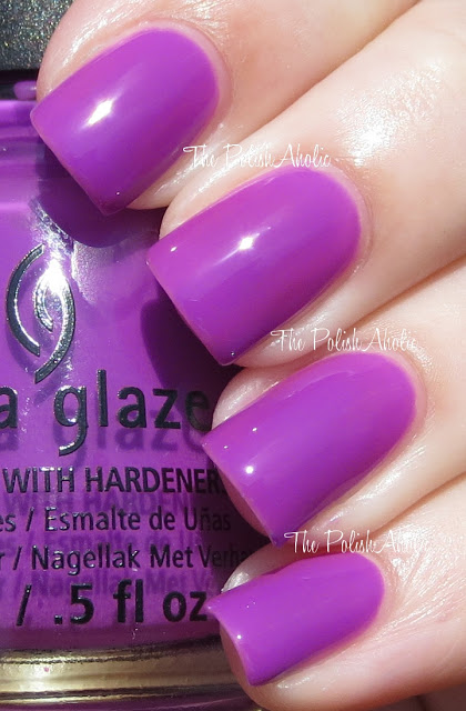 Nail polish swatch / manicure of shade China Glaze Are You Jelly