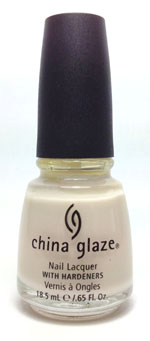 Nail polish swatch / manicure of shade China Glaze Australian Alabaster
