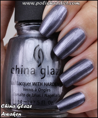 Nail polish swatch / manicure of shade China Glaze Awaken