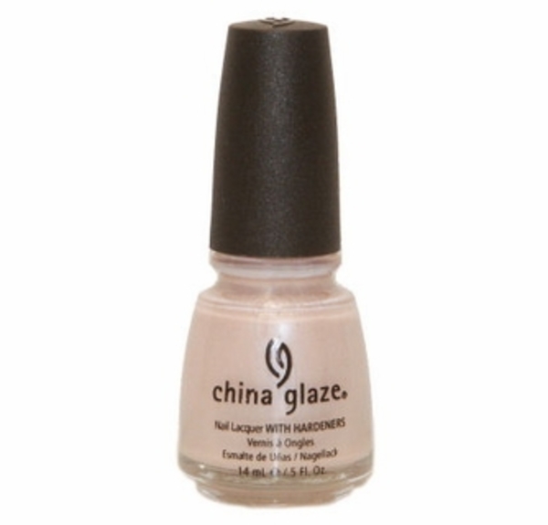 Nail polish swatch / manicure of shade China Glaze Bashful