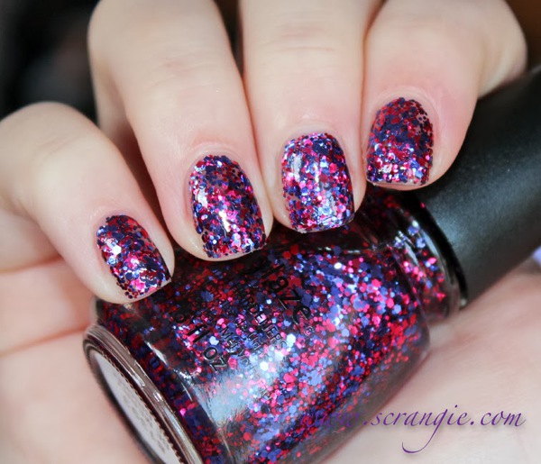 Nail polish swatch / manicure of shade China Glaze Be Merry, Be Bright