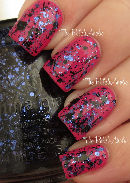 Nail polish swatch / manicure of shade China Glaze Bling It On