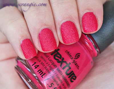 Nail polish swatch / manicure of shade China Glaze Bump and Grind