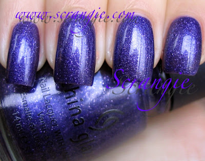 Nail polish swatch / manicure of shade China Glaze C-C-Courage