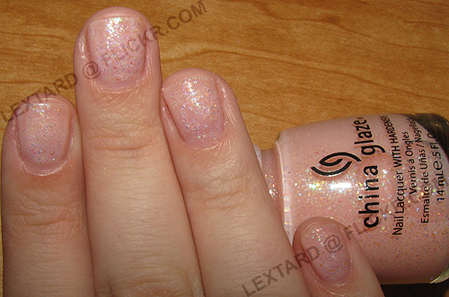 Nail polish swatch / manicure of shade China Glaze Candie