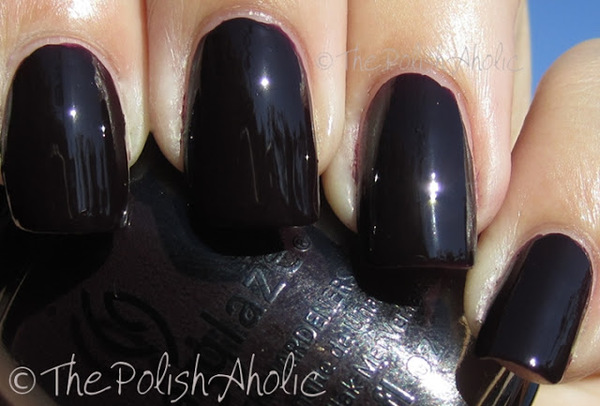 Nail polish swatch / manicure of shade China Glaze Crimson