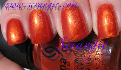 Nail polish swatch / manicure of shade China Glaze Cross Iron 360