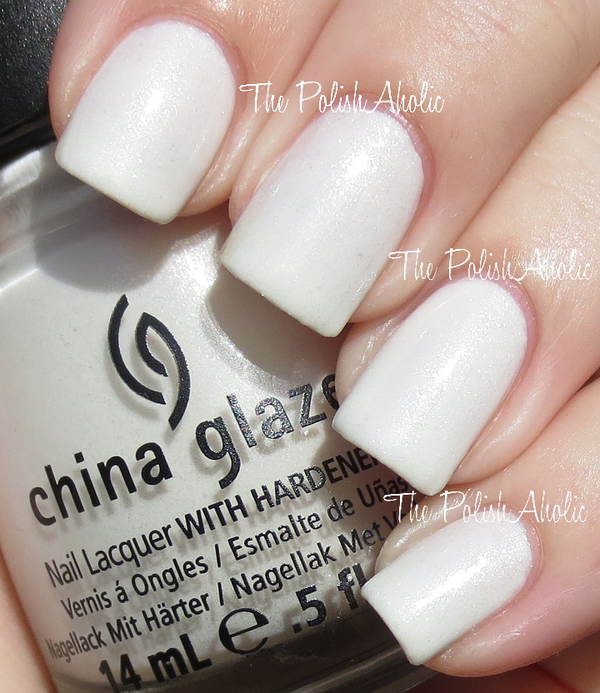 Nail polish swatch / manicure of shade China Glaze Dandy Lyin' Around