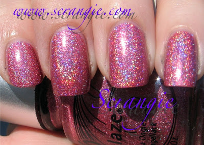 Nail polish swatch / manicure of shade China Glaze Don't Be a Square