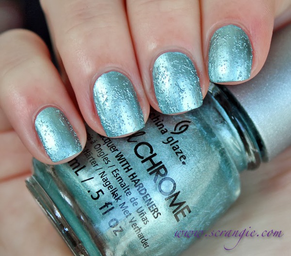 Nail polish swatch / manicure of shade China Glaze Don't Be Foiled