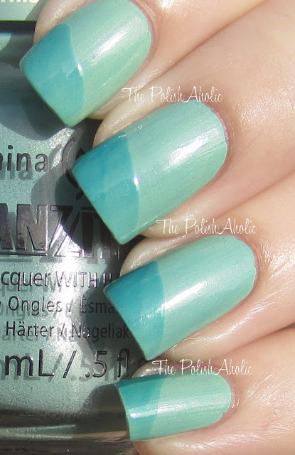 Nail polish swatch / manicure of shade China Glaze Duplicity