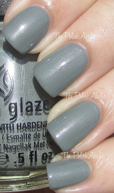 Nail polish swatch / manicure of shade China Glaze Elephant Walk