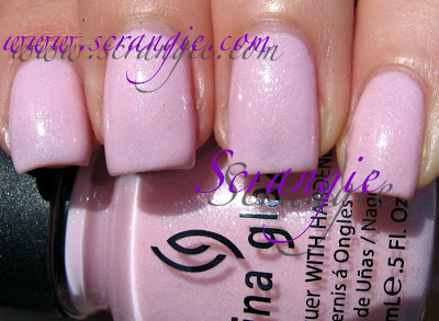 Nail polish swatch / manicure of shade China Glaze Encouragement