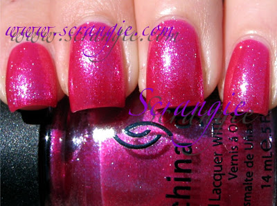 Nail polish swatch / manicure of shade China Glaze Endurance