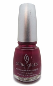 Nail polish swatch / manicure of shade China Glaze Exotic Cranberry