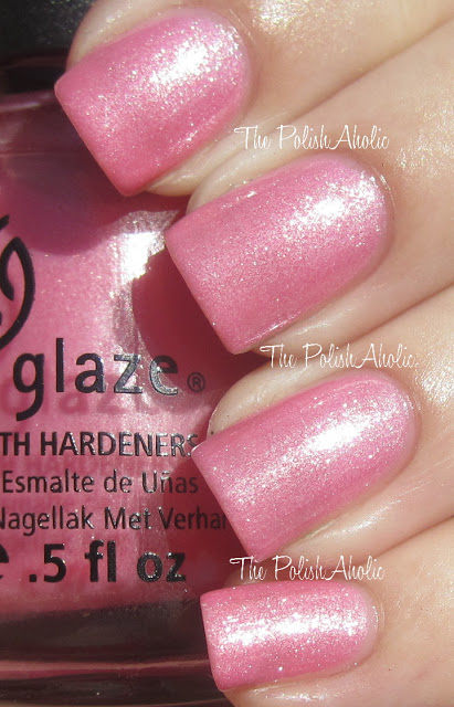 Nail polish swatch / manicure of shade China Glaze Exquisite
