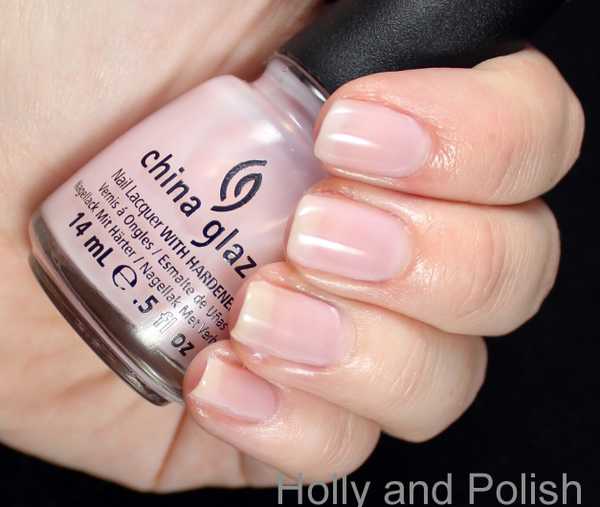 Nail polish swatch / manicure of shade China Glaze Faith