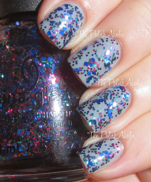 Nail polish swatch / manicure of shade China Glaze Fang-tastic