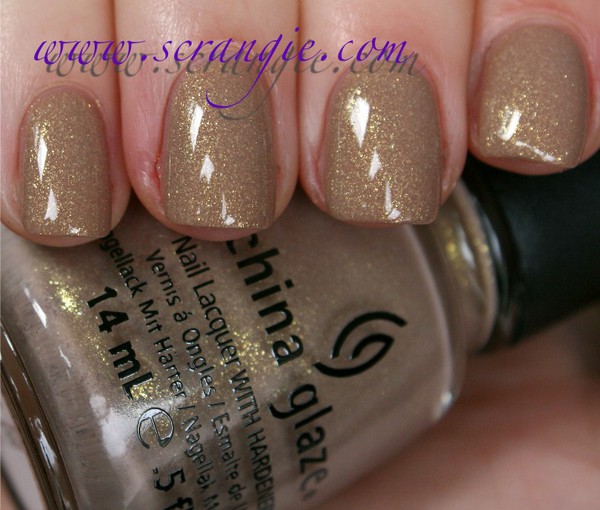 Nail polish swatch / manicure of shade China Glaze Fast Track