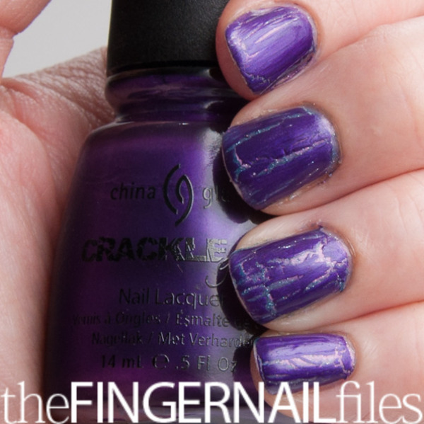 Nail polish swatch / manicure of shade China Glaze Fault Line