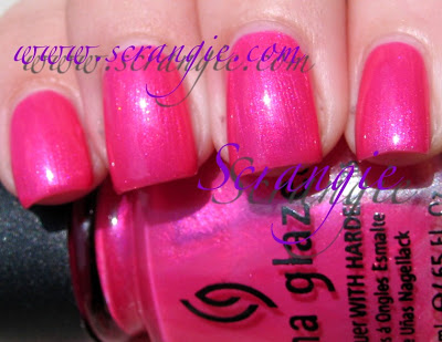 Nail polish swatch / manicure of shade China Glaze Fiji Fling