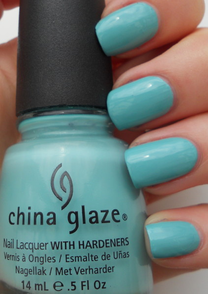 Nail polish swatch / manicure of shade China Glaze For Audrey