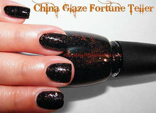 Nail polish swatch / manicure of shade China Glaze Fortune Teller