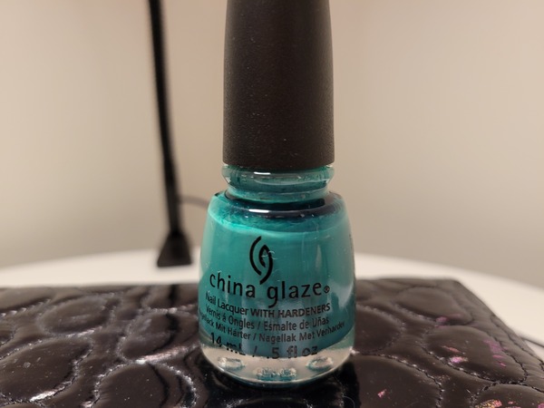 Nail polish swatch / manicure of shade China Glaze Four Leaf Clover