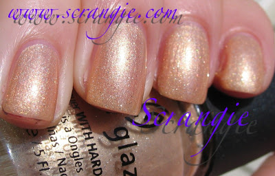 Nail polish swatch / manicure of shade China Glaze Gilded Treasures