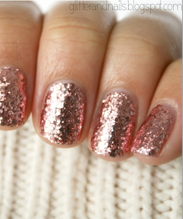 Nail polish swatch / manicure of shade China Glaze Glam