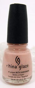 Nail polish swatch / manicure of shade China Glaze Great Barrier Beige