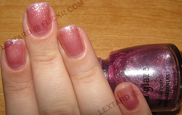 Nail polish swatch / manicure of shade China Glaze Happily Ever After