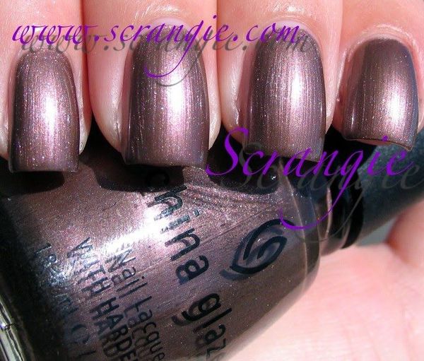 Nail polish swatch / manicure of shade China Glaze Here's Looking at Hue