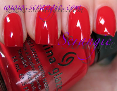 Nail polish swatch / manicure of shade China Glaze Hey Sailor