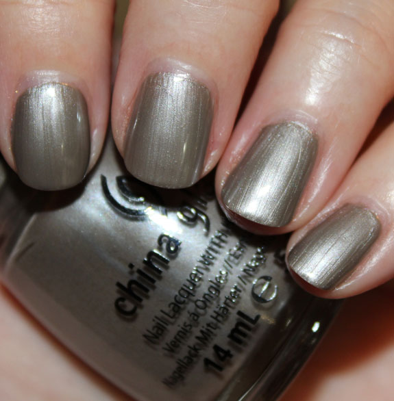 Nail polish swatch / manicure of shade China Glaze Hook and Line