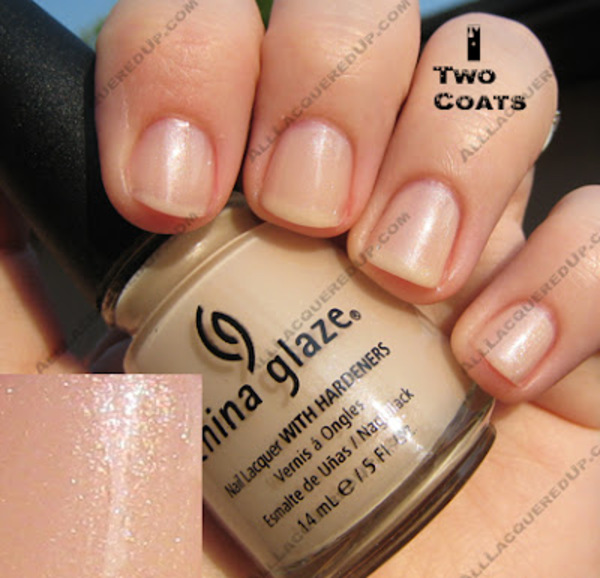 Nail polish swatch / manicure of shade China Glaze I