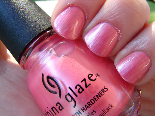 Nail polish swatch / manicure of shade China Glaze Ibiza