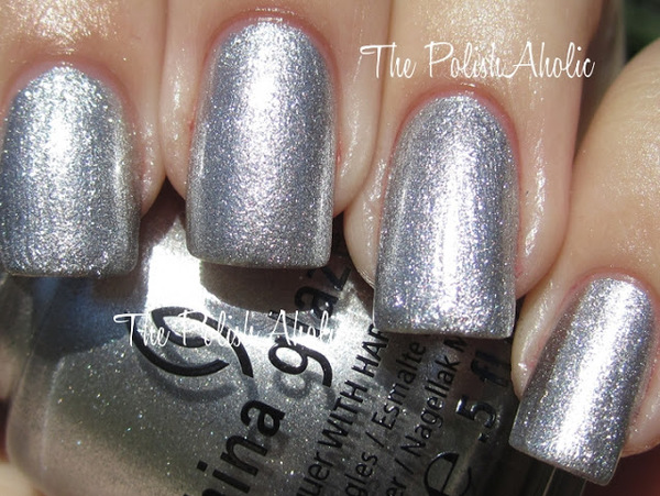 Nail polish swatch / manicure of shade China Glaze Icicle