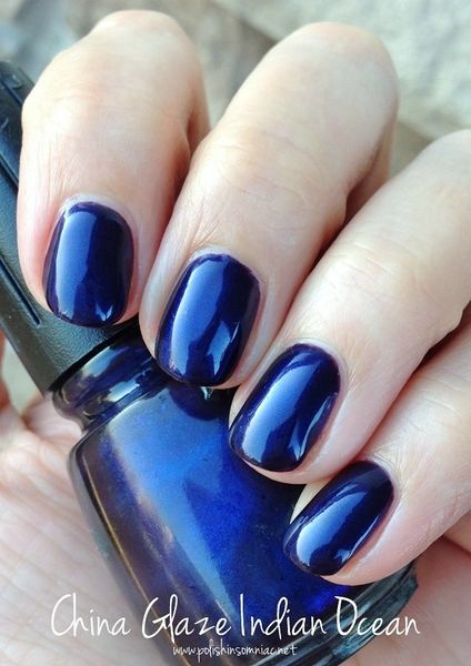 Nail polish swatch / manicure of shade China Glaze Indian Ocean