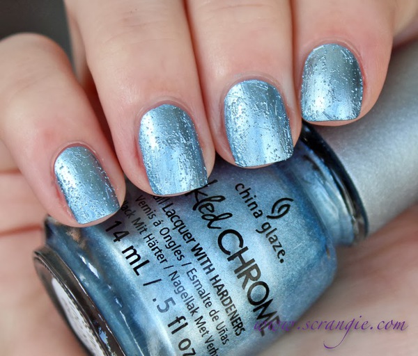 Nail polish swatch / manicure of shade China Glaze Iron Out the Details